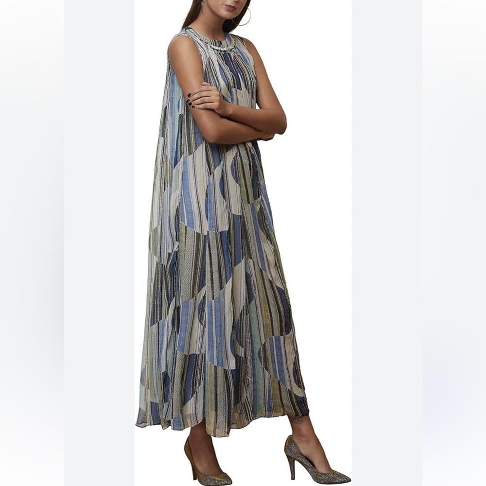 Ritu Kumar chiffon A line maxi dress